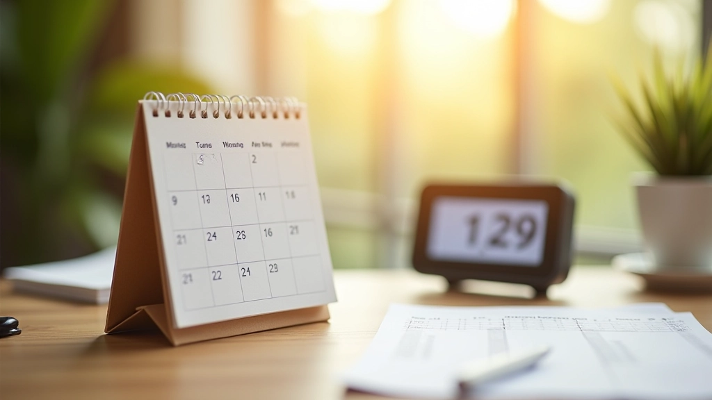 Calendar and clock showing optimal timing for requesting customer reviews on Google Business Profile