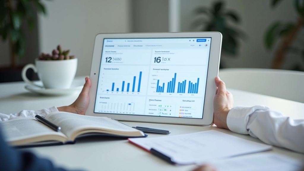 Analytics dashboard showing Google Business Profile performance metrics and customer engagement data